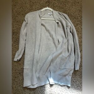 BP Light Beige Ribbed Cardigan
